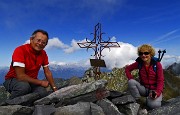 In vetta al Monte Valletto dal Monte di Sopra e al Monte Triomen il 21 sett. 2015